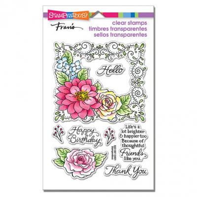 Stampendous Clear Stamps - Blooming Frame
